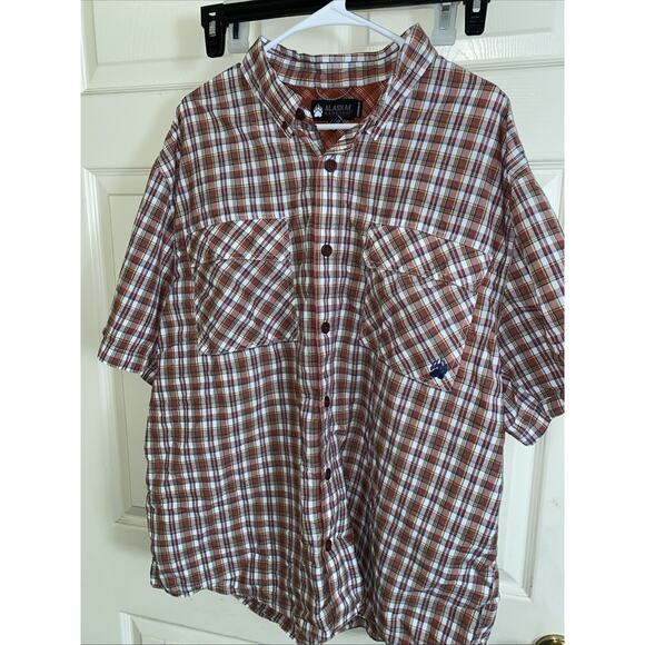 Alaskan Hardgear Shirt By Duluth Button Shirt Mens Plaid Standard Fit Size 2XL - Picture 1 of 4